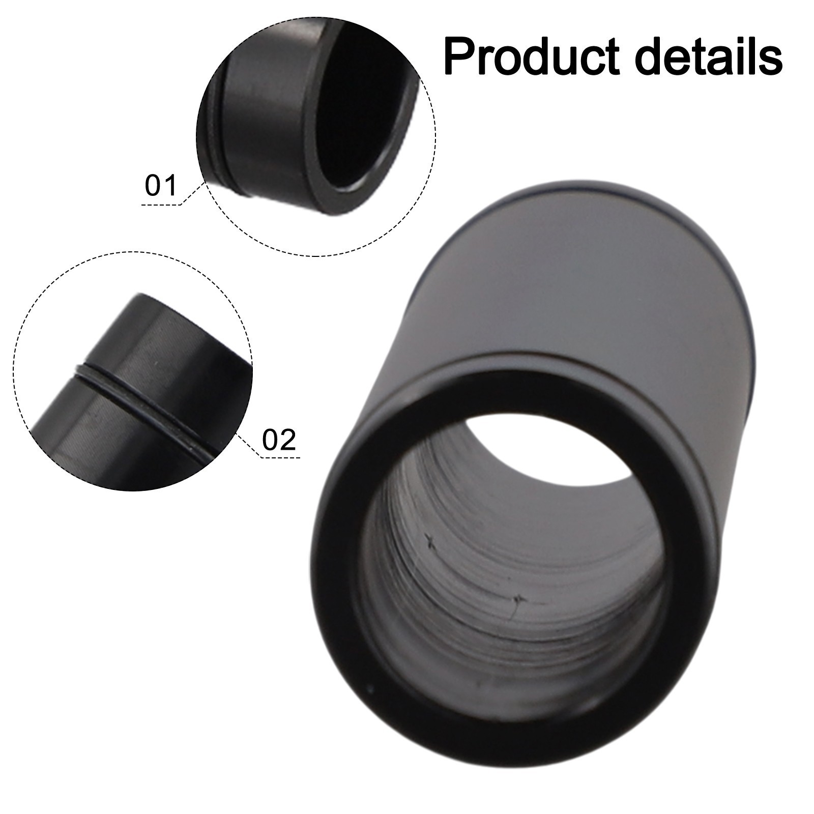 20mm to 15mm Front Wheel Thru Axle Adapter for CNC Aluminum Alloy Hubs