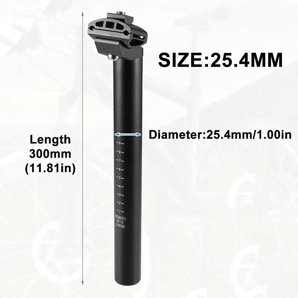 300Mm Bike Seat Post 25.4/27.2/28.6/30.4/30.8/31.6Mm Aluminum Alloy Seatpost Sui