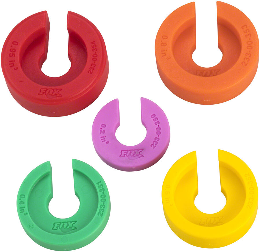 FOX Volume Spacers – Float CTD/DPS 2013+, 9mm Shaft, Assorted Kit