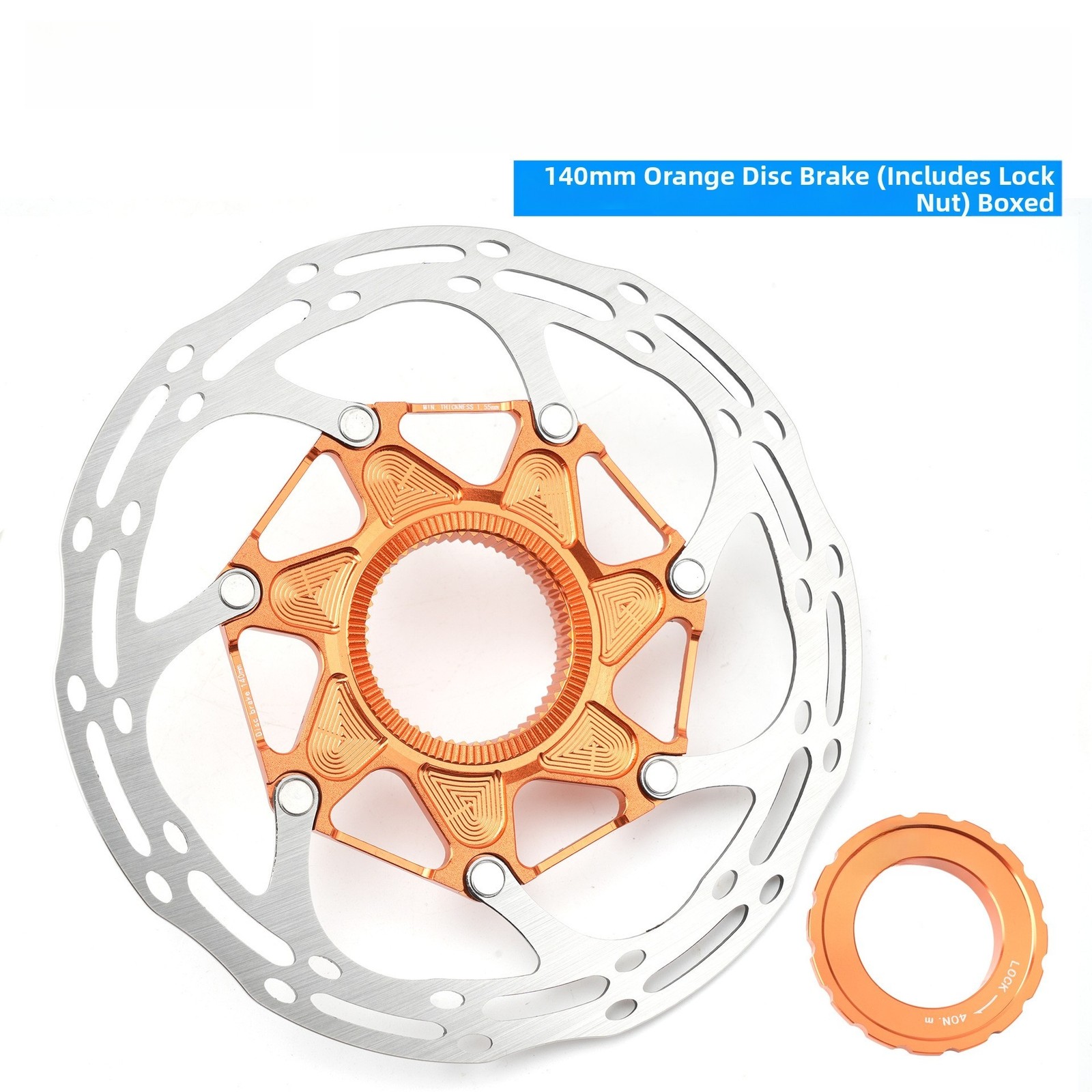 7075 Aluminum Disc Brake For Rotor with Centerlock Mount for 140 160 mm