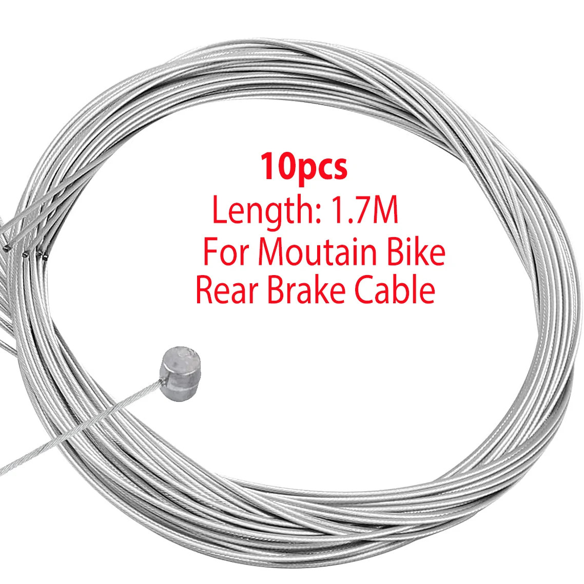 10pcs Bike Brake Shift Inner Cable Set MTB Road Gear Wire 900-2000mm