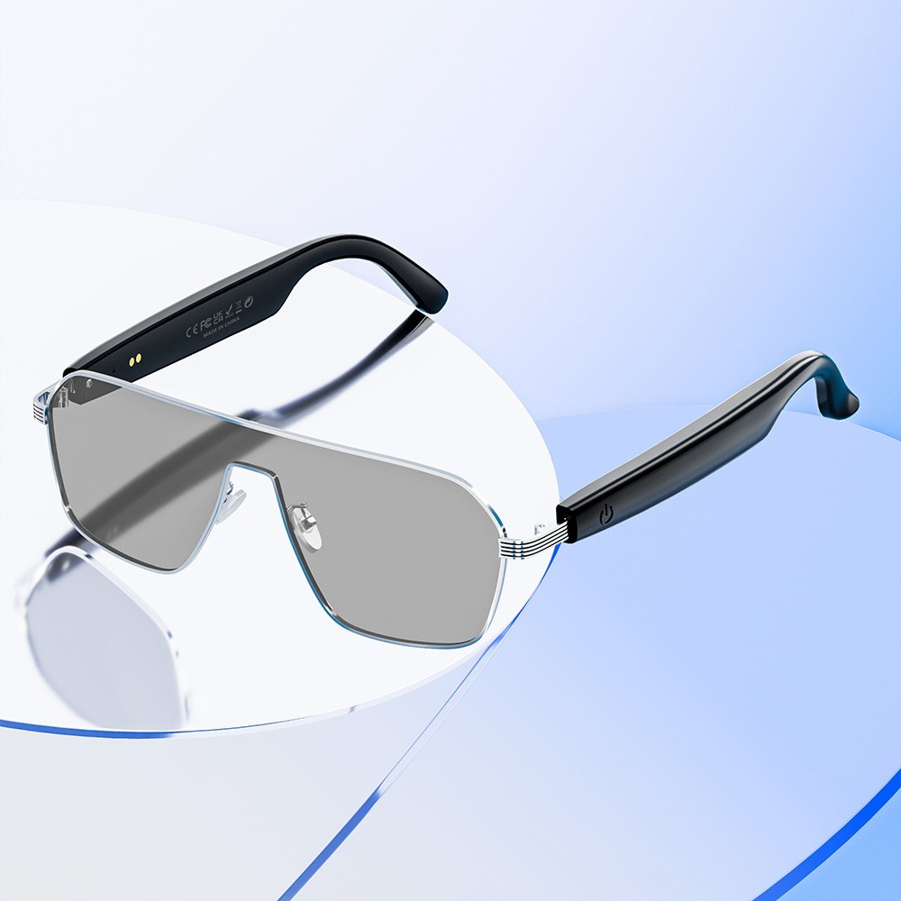 2026 AI Smart Glasses for Men&Women Bluetooth Open-Ear Speakers for Music Call