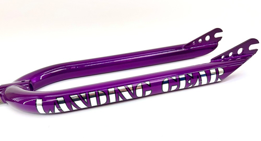 SE Racing BMX 29″ LANDING GEAR FORK for 1-1/8″ Threadless PURPLE RAIN Cr-Mo NEW