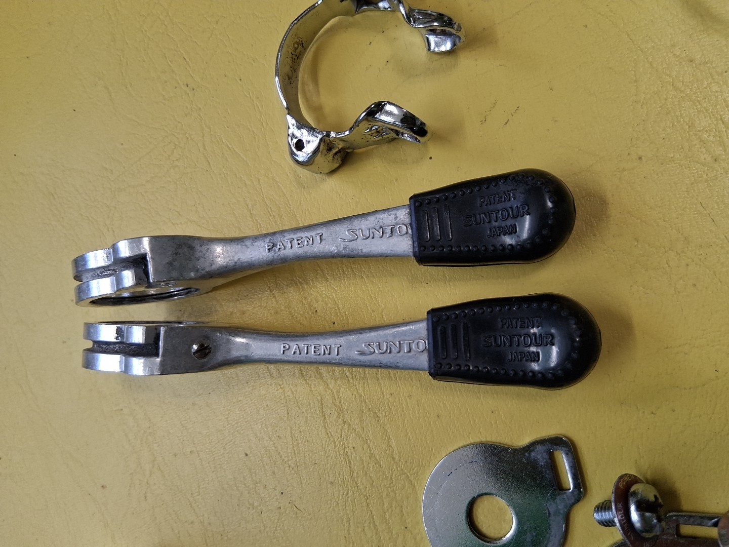 Vintage Suntour Ratchet Stem Shifter Power Shift Lever Set Touring Road VX