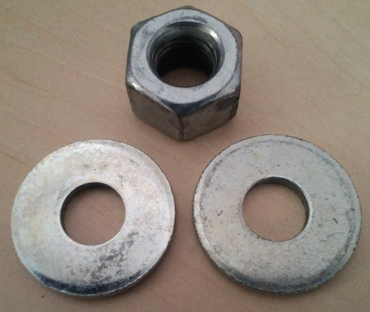 SHIMANO D-TYPE ARM NUT and 2 ARM WASHERS no 283-0900-1 & 283-1600-1