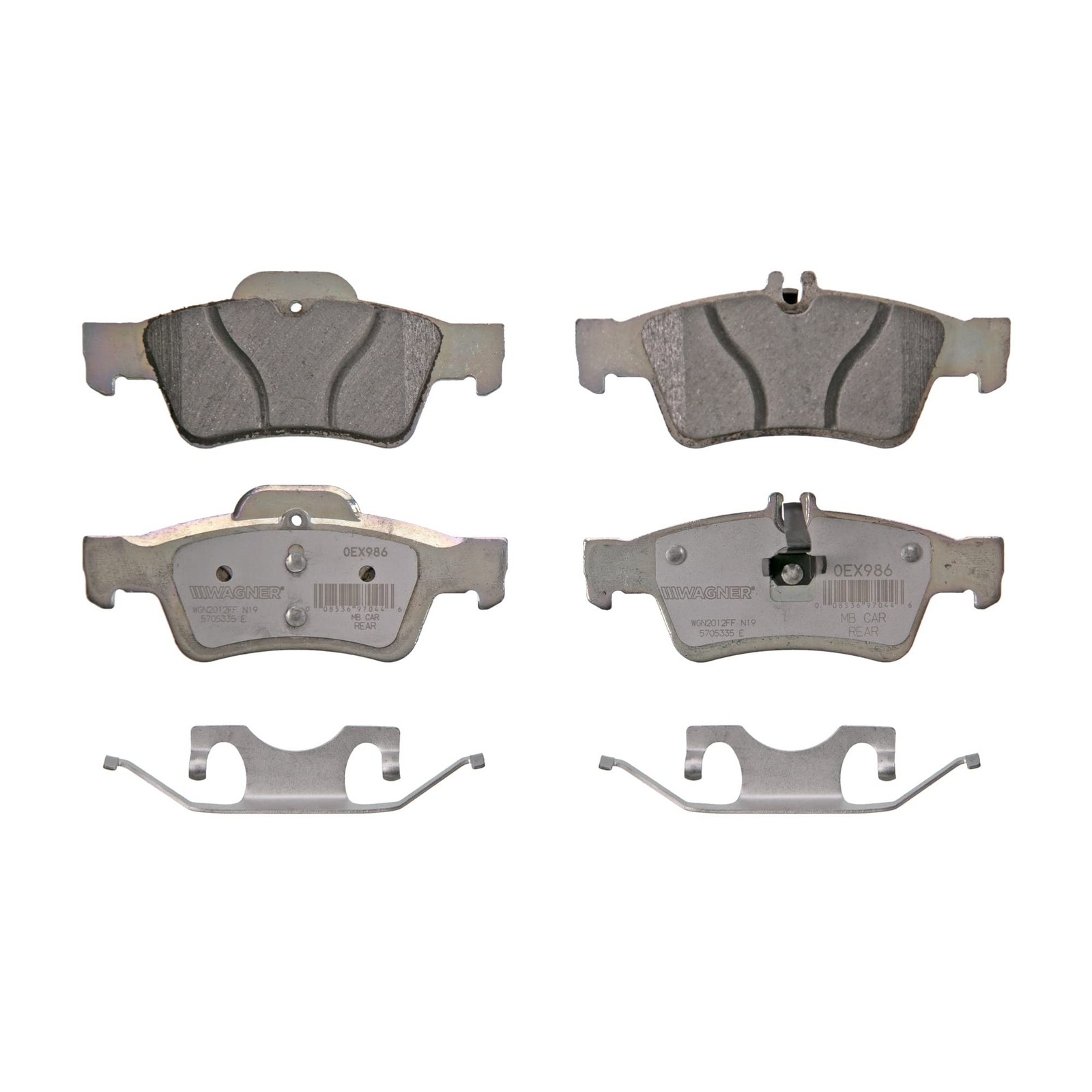 Wagner Brake Oex Oex986 Disc Brake Pad Set Premium Ceramic