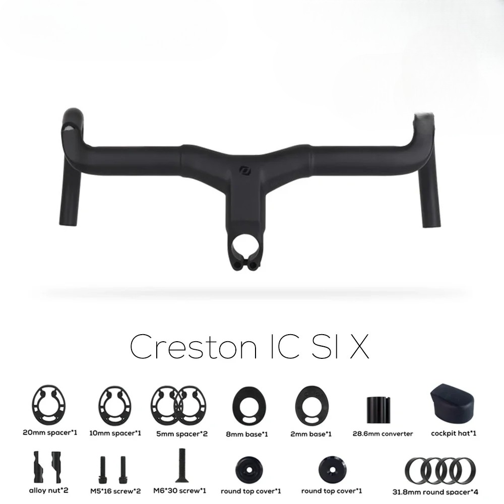 Syncros Carbon Integrated Gravel Internal Cable Routing Road Bicycle Drop Bar