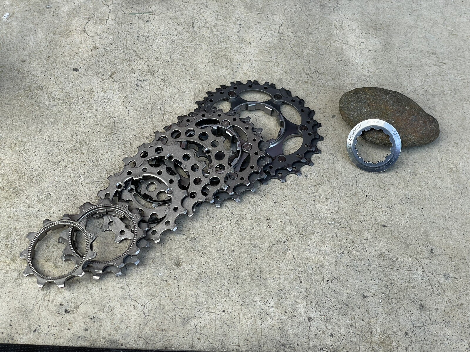 Shimano Dura Ace 10 Speed Cassette – CS-7800 – 11-23 Tooth Count Steel + Ti