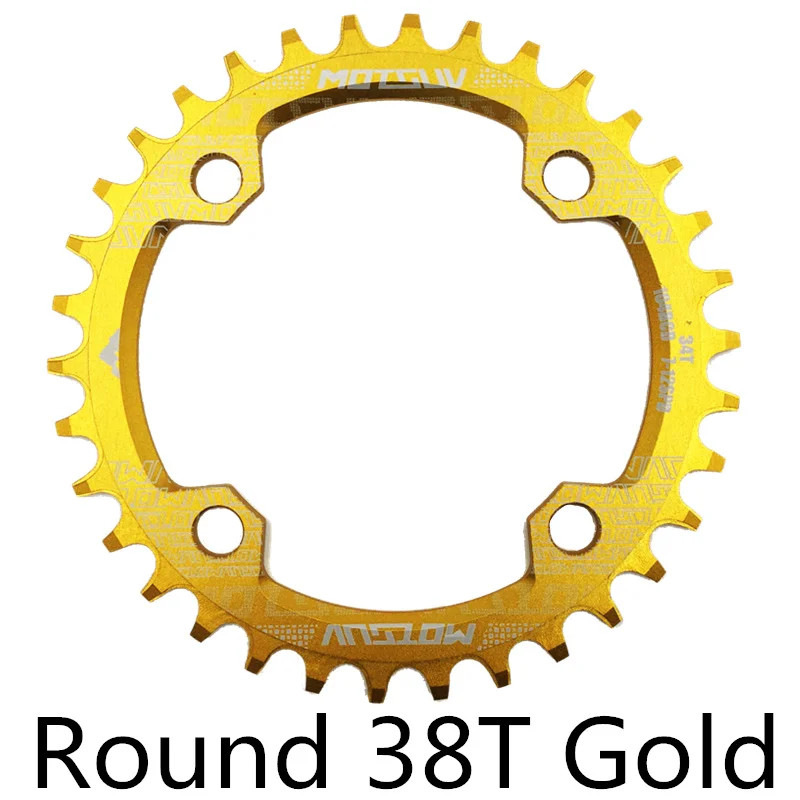 MTB Bicycle Round Narrow Wide Chainwheel 32T-38T 104BCD Circle Chainring