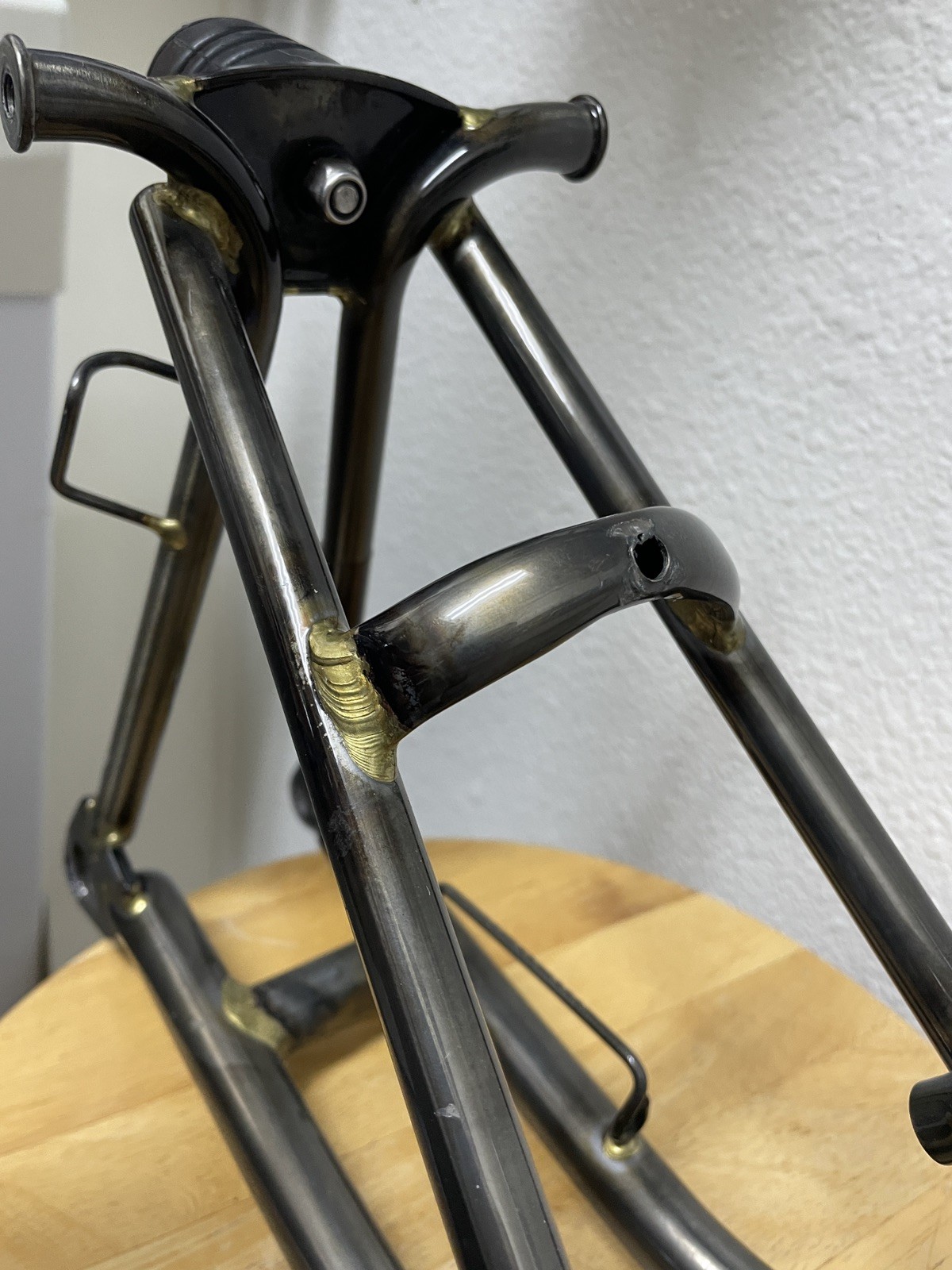 Brompton Raw Lacquer Rear Triangle