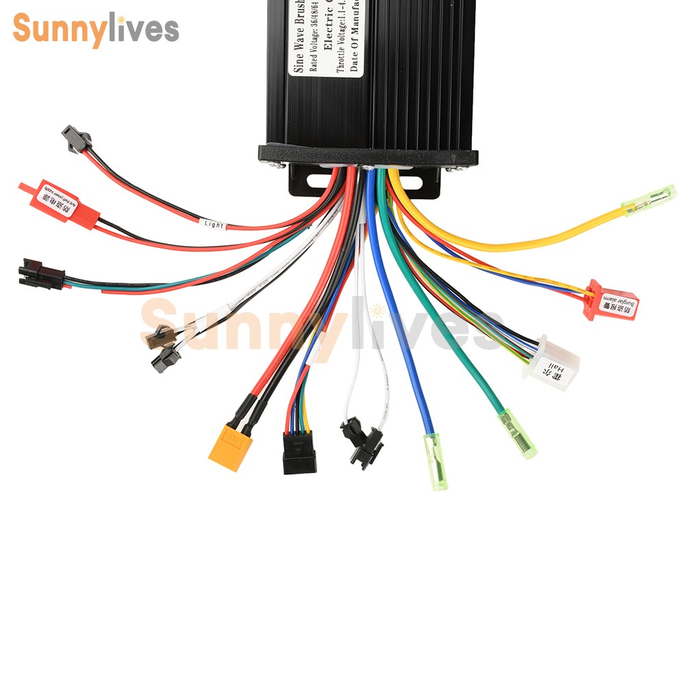 36V 48V 64V 40A 30A 20A Brushless Motor Controller E-Bike S866 LCD Display Meter