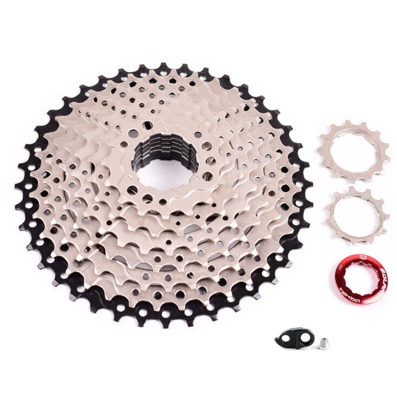 BOLANY 9 Speed 11-40T Cassette Flywheel Black MTB Bike Fit Sram Avid Shimano