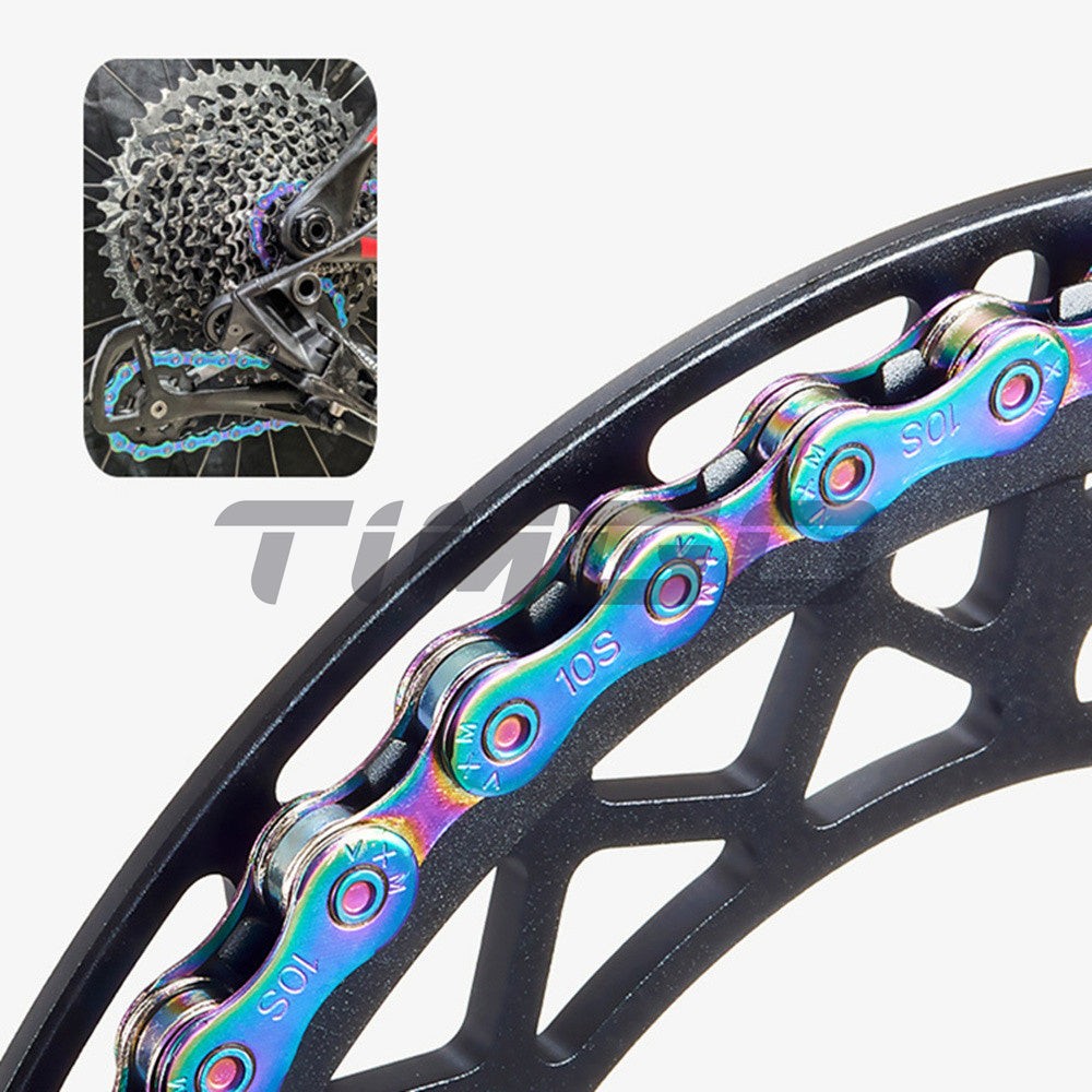 VXM 6/7/8/9/10/11 Speed Oil Slick Colorful Plating Anit-Rush Chain Master Link