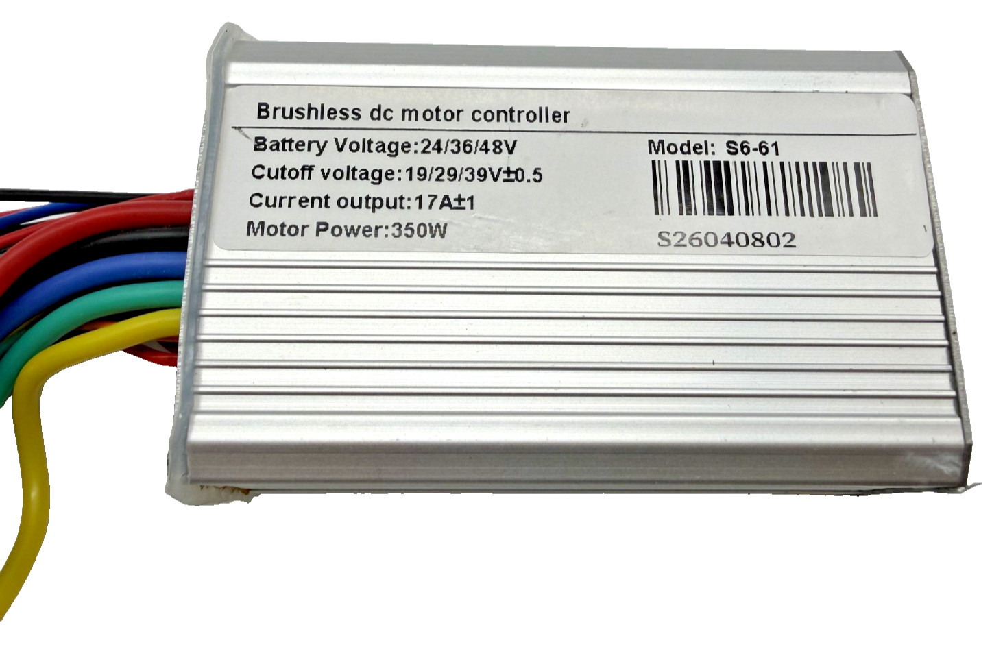 S6-61 350W BLDC Motor Controller LCD Display Kit 24V 36V 48V E-Bike Scooter