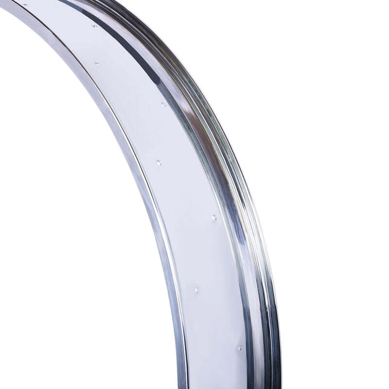 MIRROR POLISHED FAT Chrome Bicycle Rim 26″ x 80mm x 36H Cruiser E- Bikes
