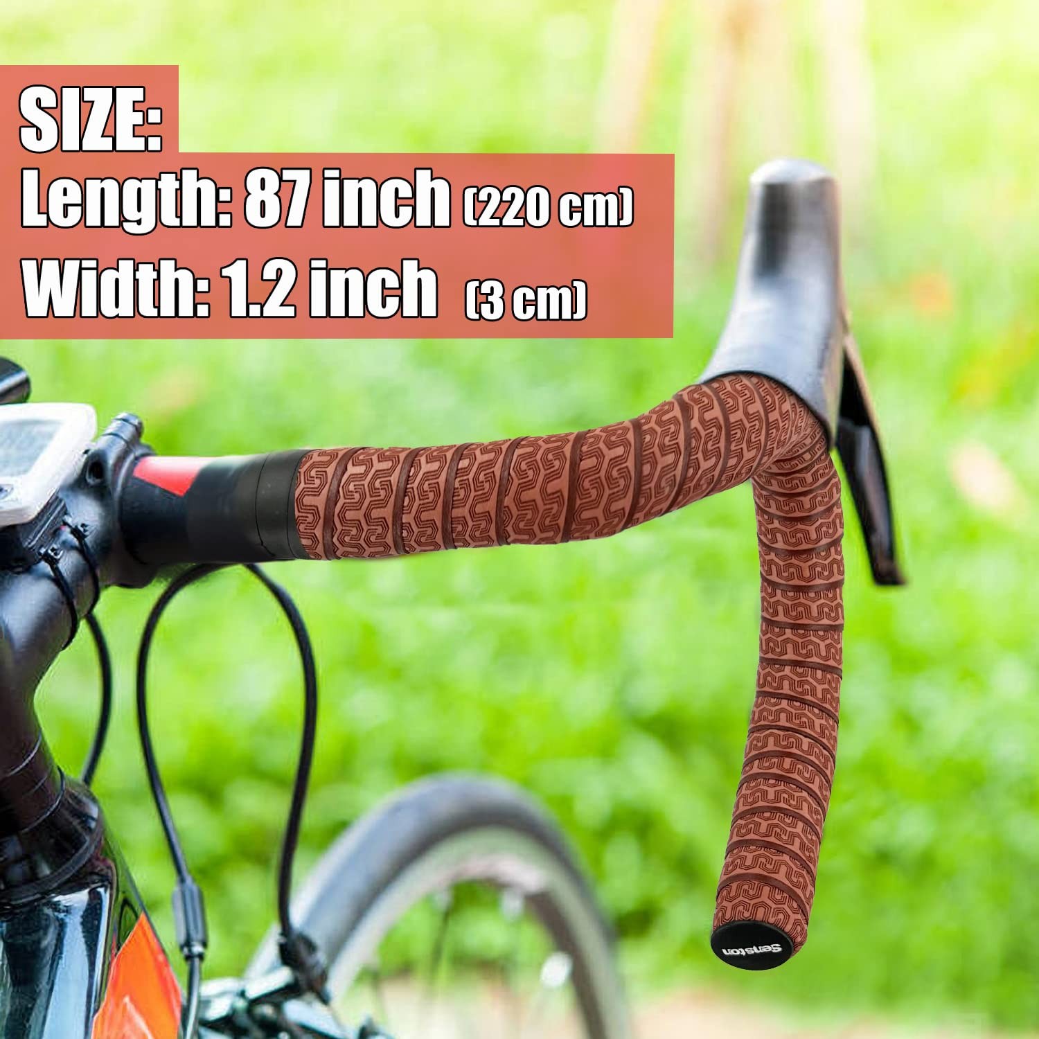 Senston PU Bicycle Handle Wraps Tape Road Bike Handlebar Tapes Cycling Grip T…