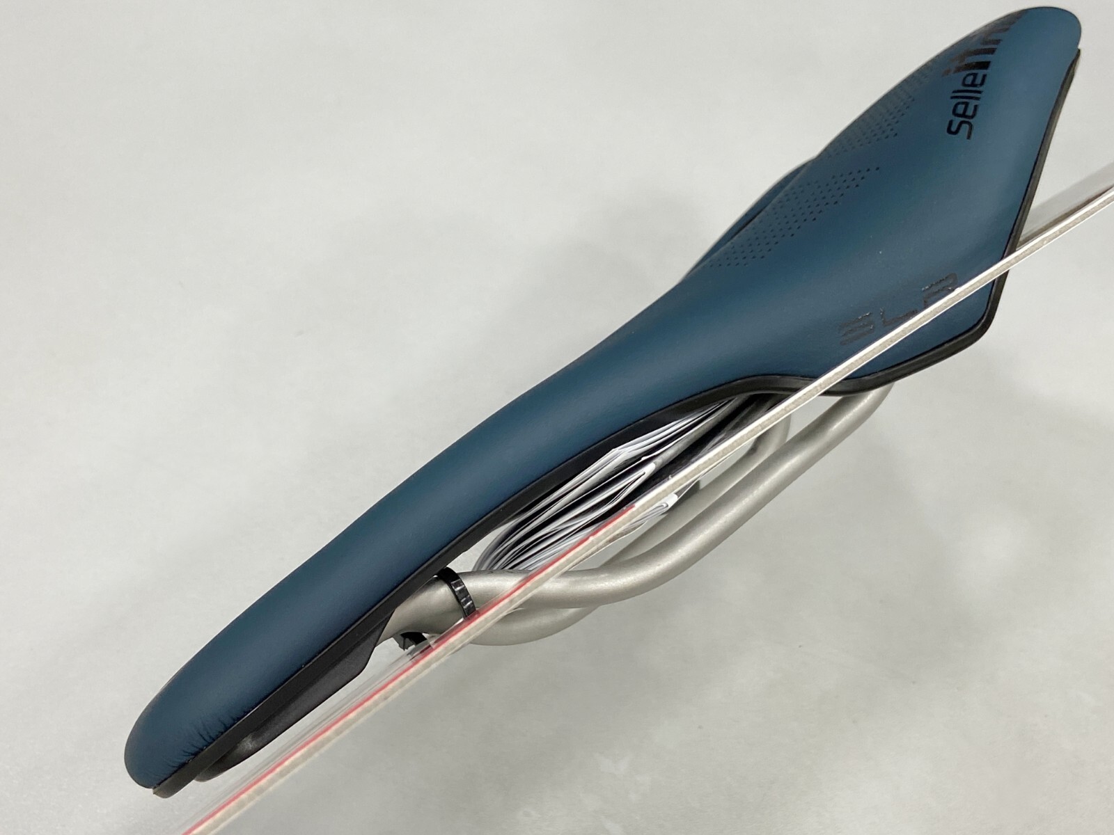Selle Italia SLR Boost Gravel Ti316 Superflow S3 (130x248mm) Saddle (Blue)