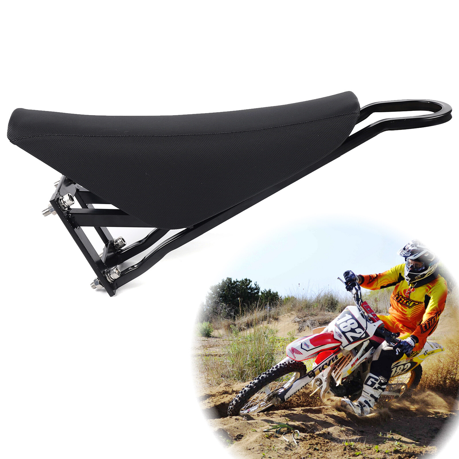 Motorcycle E-bike Saddle Seat PU Saddle Seat For Stealth Bomber Beach Cruiser