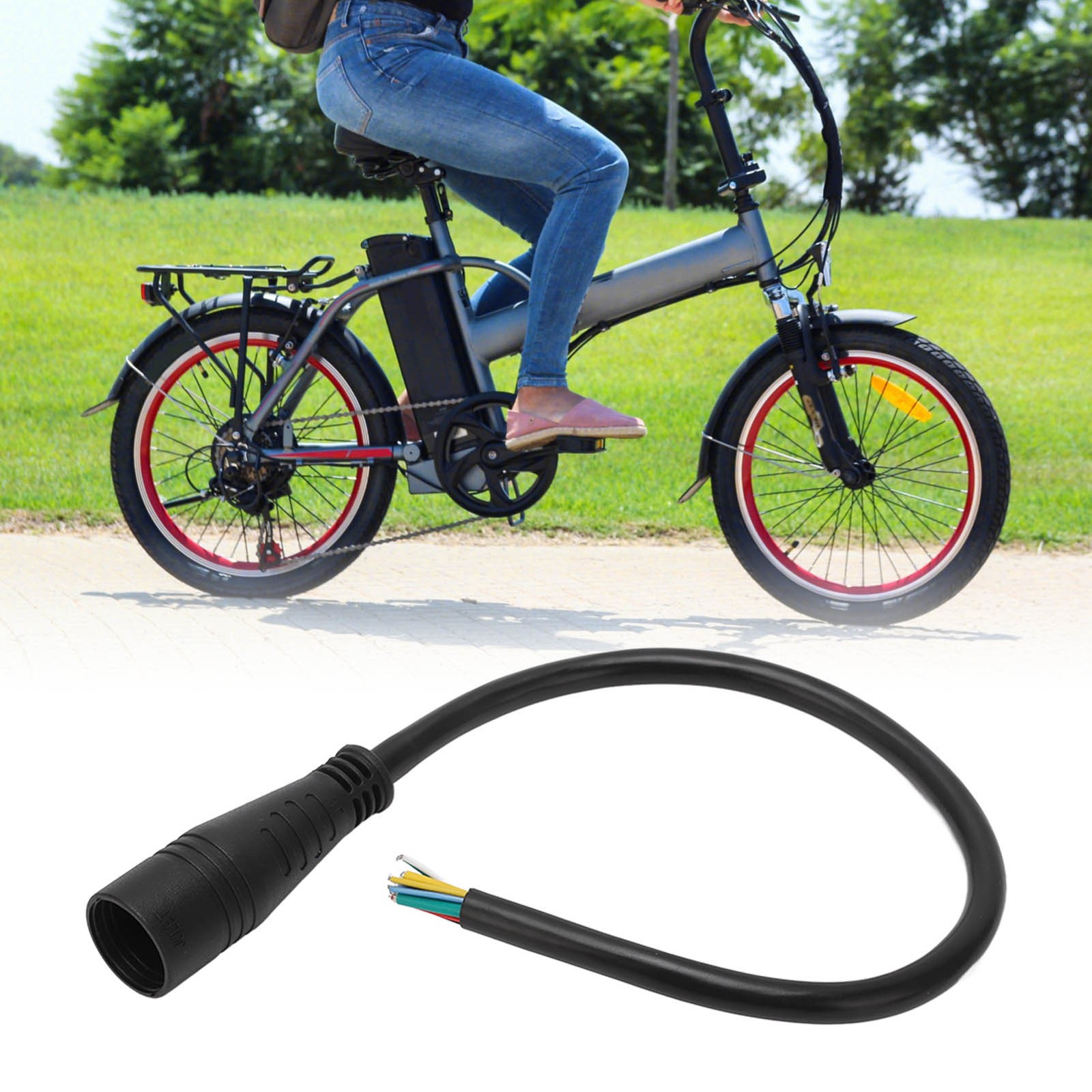 Hot 9 Pin Waterproof Motor Extension Cable Durable Conversion Line For Electric
