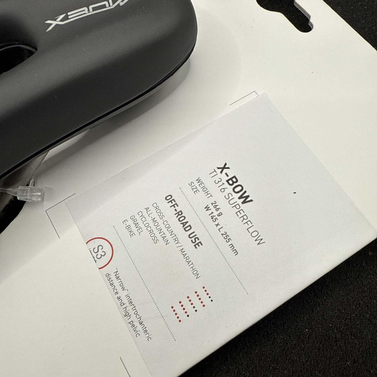 Selle Italia X-bow Ti316 145mm Cycling Saddle Seat S3 (9419-10)