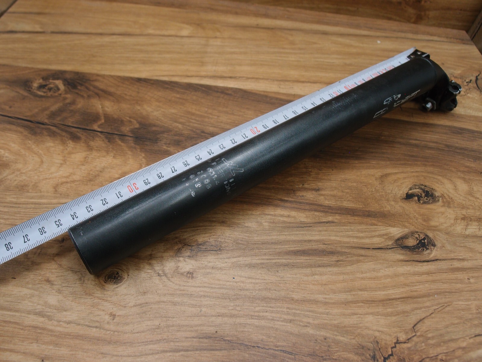 2008 MTB black plain seatpost Concept by nL 31.4 mm