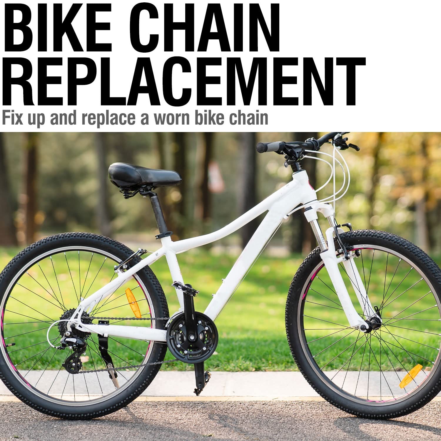 HeavyDuty Bike Chain 6 7 8 Speed Silver 116 Links Quick Link for Bicycle Repair