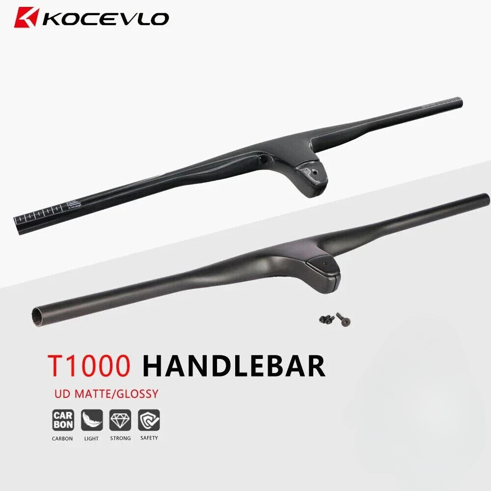 -12° 180g Carbon Integrated MTB Bicycle Handlebar XC AM Strength bike Flat Bar