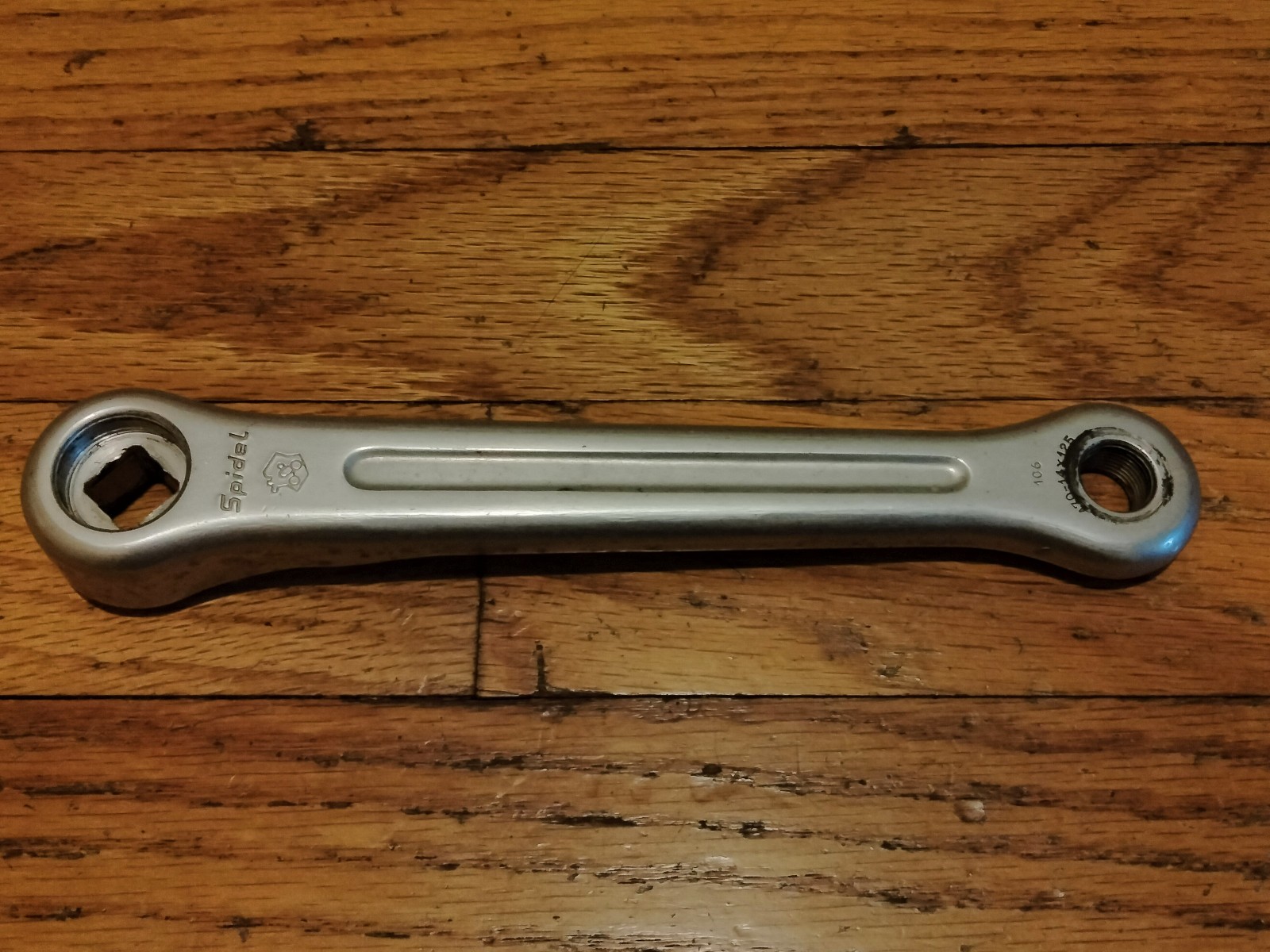 STRONGLIGHT 106 TRIPLE CRANKSET SPIDEL BRANDED 170MM VINTAGE