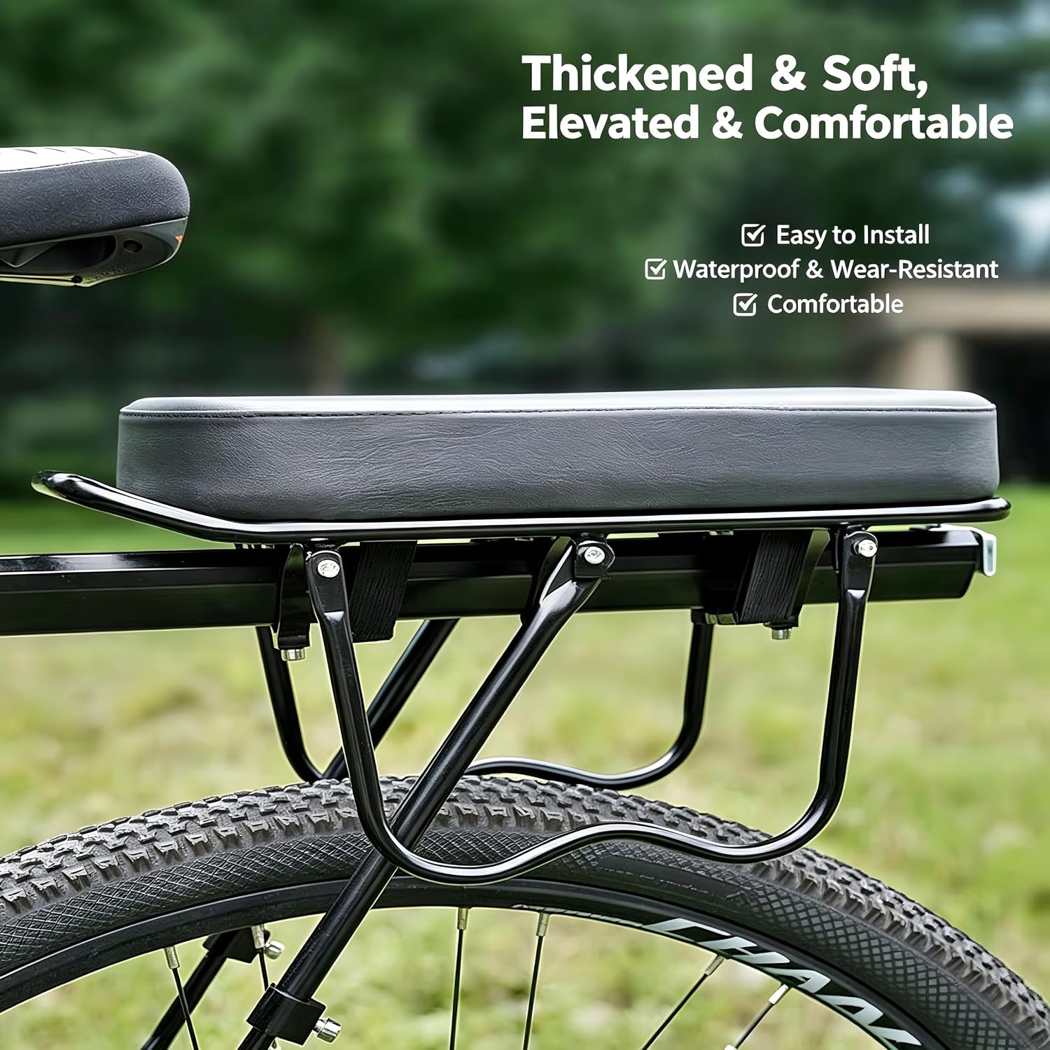 Bike Saddles Universal Fit for Standard and Ebikes Comfortable Bike Seat Cushion