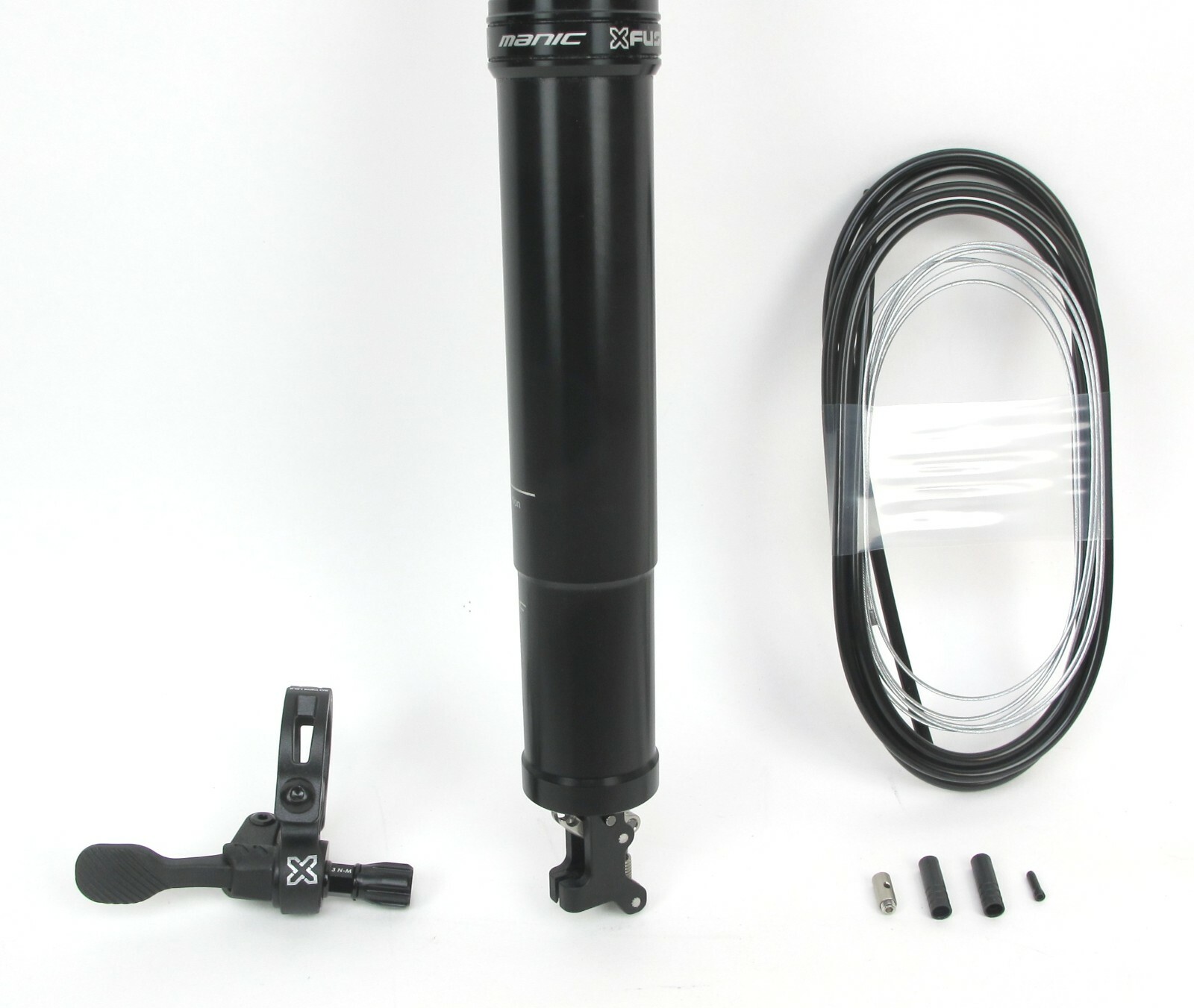 X-Fusion Manic Dropper Seatpost 34.9 100mm w/ Remote Internal Mountain Bike