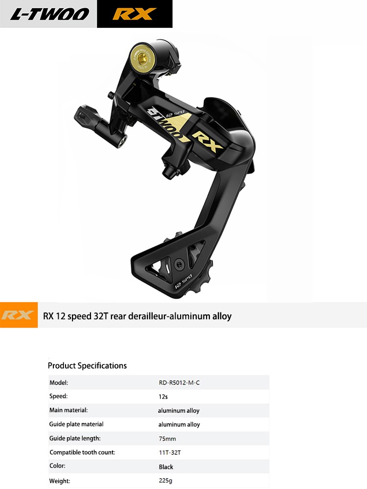 LTWOO RX 2X12 Speed Hydraulic Road Bike Groupset Bicycle Shifters Components US