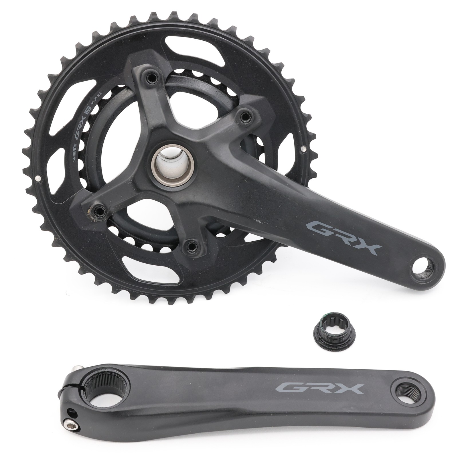 Shimano GRX FC-RX610 Crankset 172.5mm 46/30T 12-Speed Gravel Bike