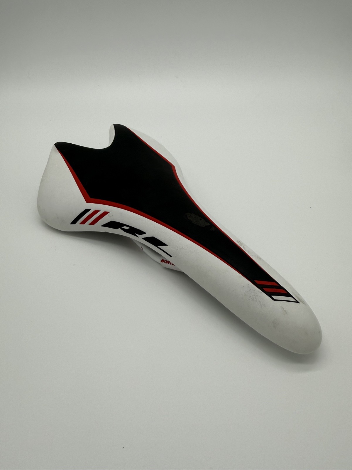 Bontrager RL 145 Seat Or Saddle Black White Red Fiber Reinforced