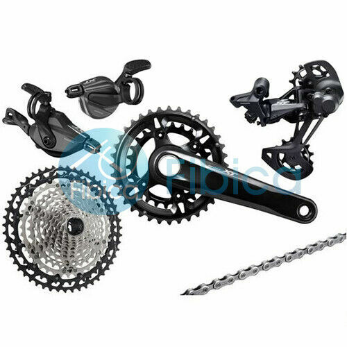 New 2021 Shimano Deore XT M8100 M8120 2×12-speed Groupset clamp 170/175mm 45t