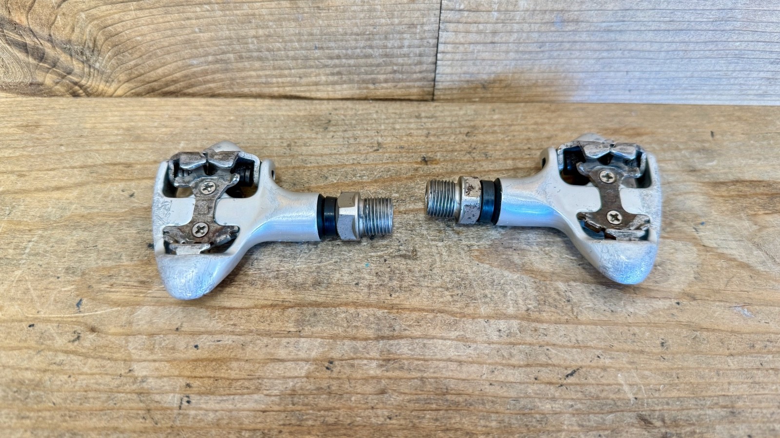 Ritchey Clipless Logic SPD Pedals Road Bike Silver Chrome (No Cleats)