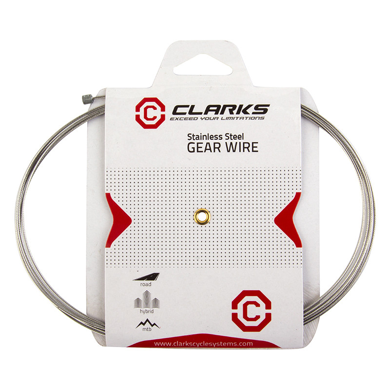 CLARKS UNIVERSAL STAINLESS STEEL GEAR SHIFTER CABLE 2275/1.1mm BIKE BICYCLE NEW