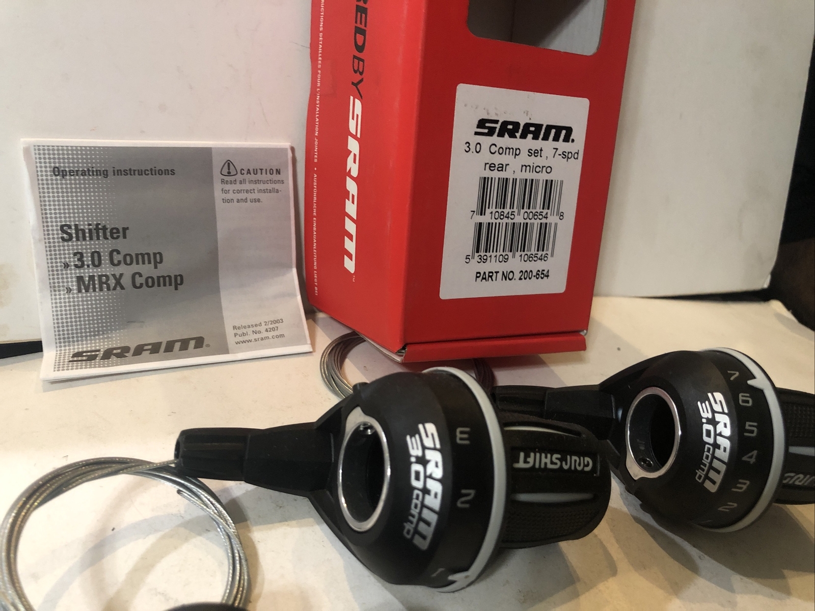 SRAM COMP 3.0 7 Speed Rear SHIFTER SET