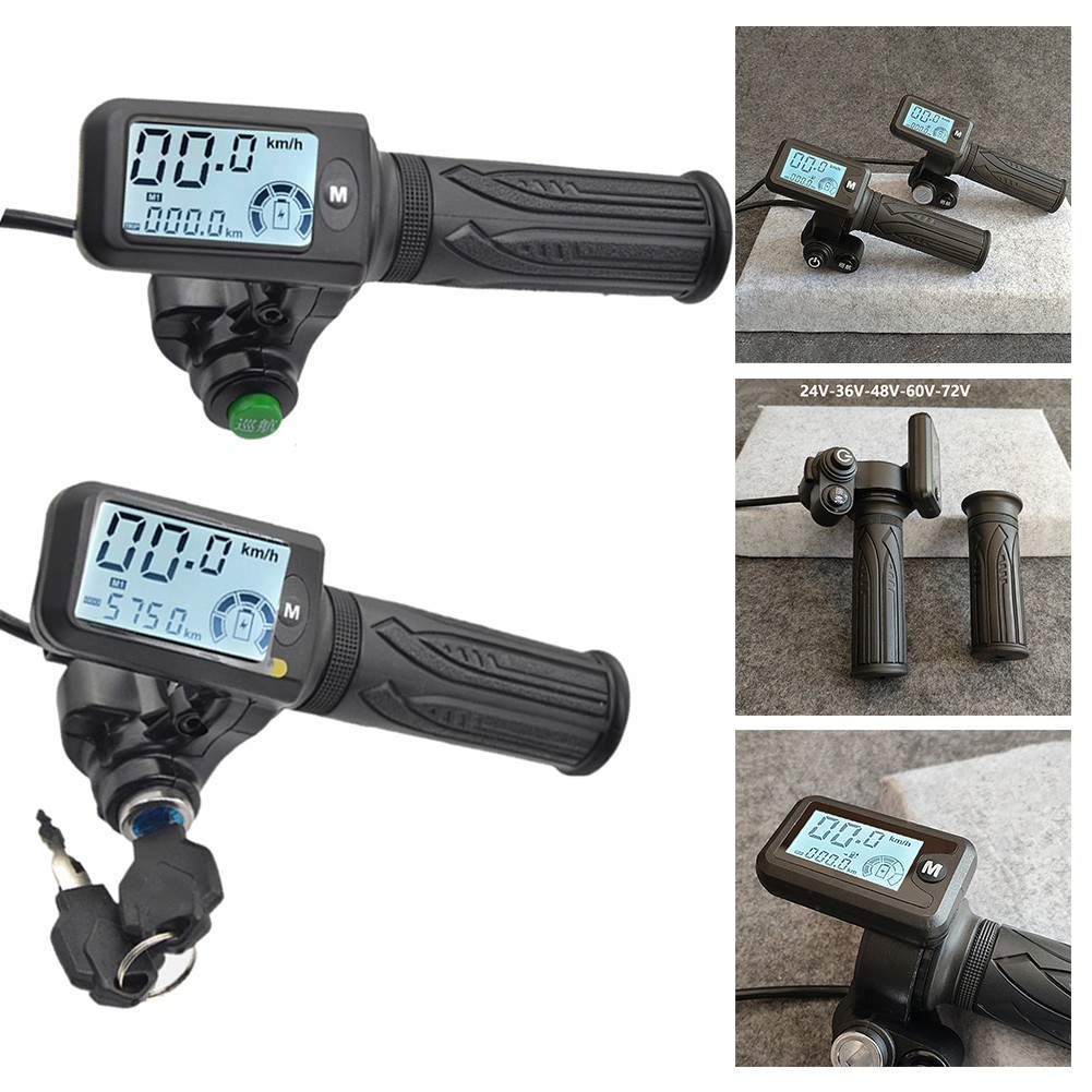 Button Start Electric Vehicle Throttle 3 Speed Gear Switching M Button Control