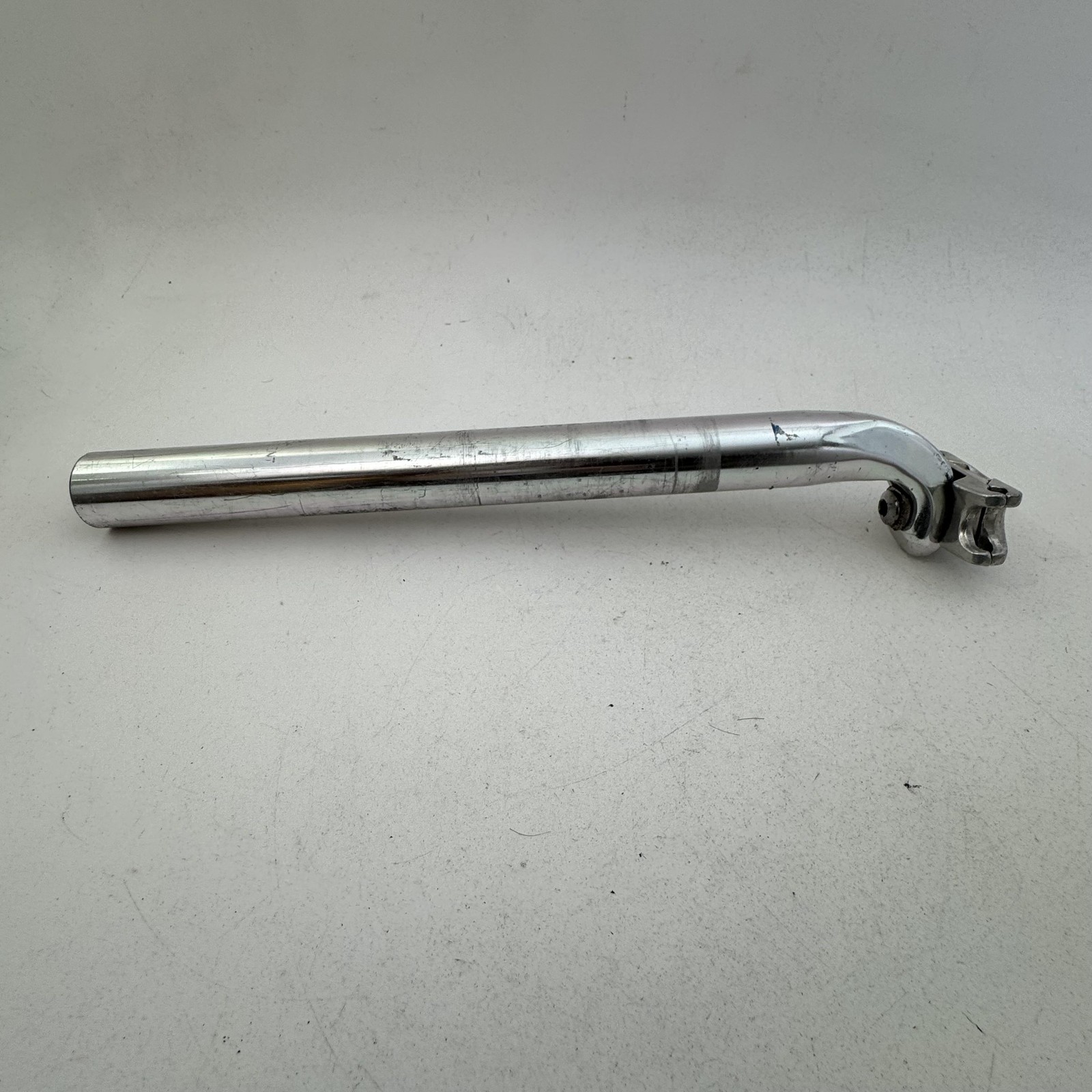 Vintage Kalloy 30.8mm Alloy Seatpost 350mm Silver Layback MTB Road Bike Part A96