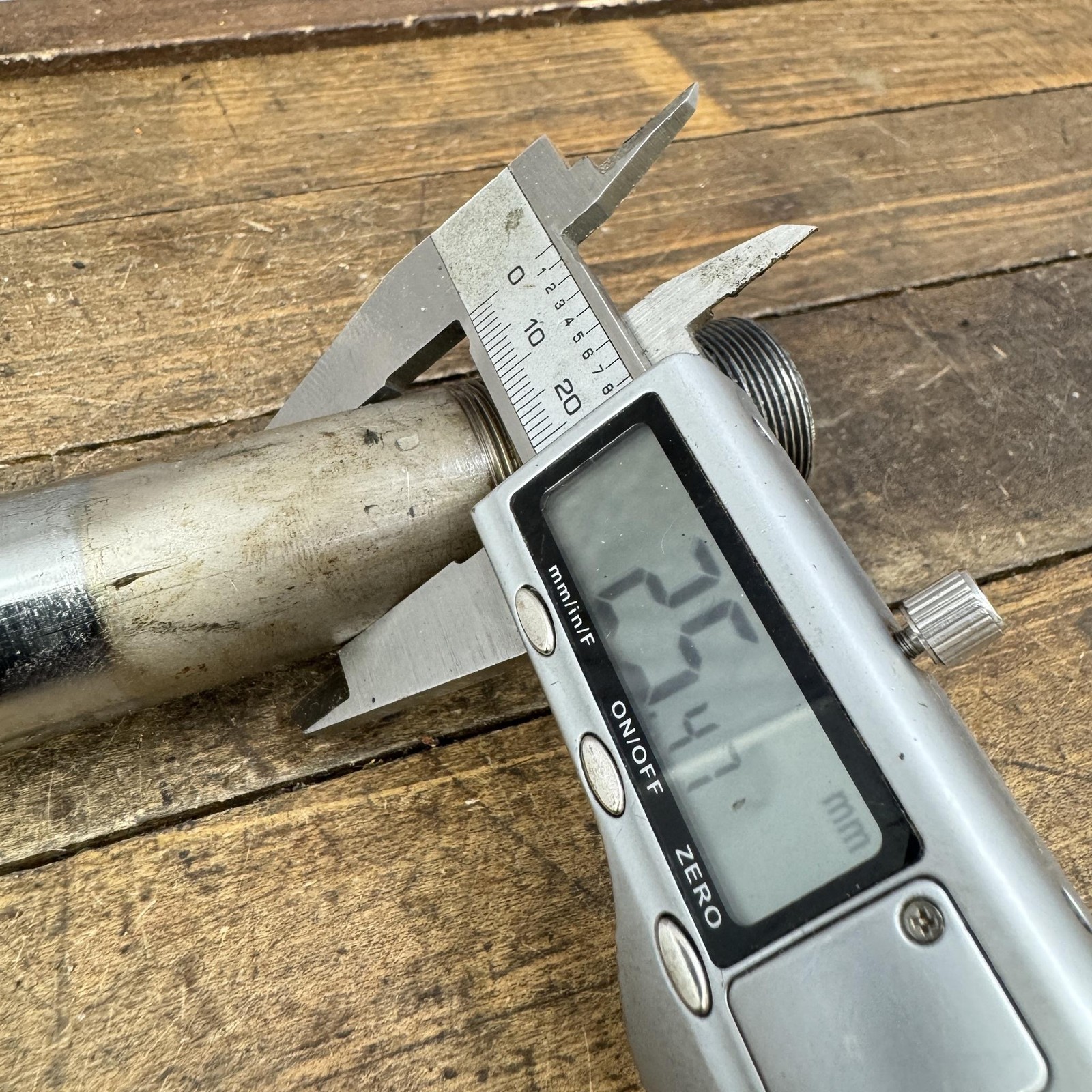 Vintage Dyno Akisu BMX Fork 1 In Threaded 20in Chrome Old School 92 1992