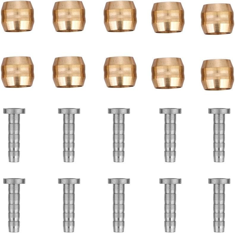 Small Replacement Parts for Hydraulic Brake Hoses, 10 Inserts Included