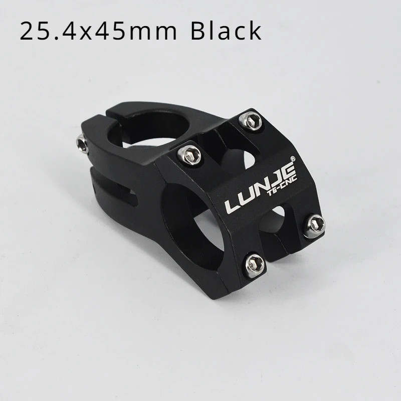 MTB Bike Stem 45mm Short Power Stem 25.4/31.8mm Handlebar Mountain Bicycle