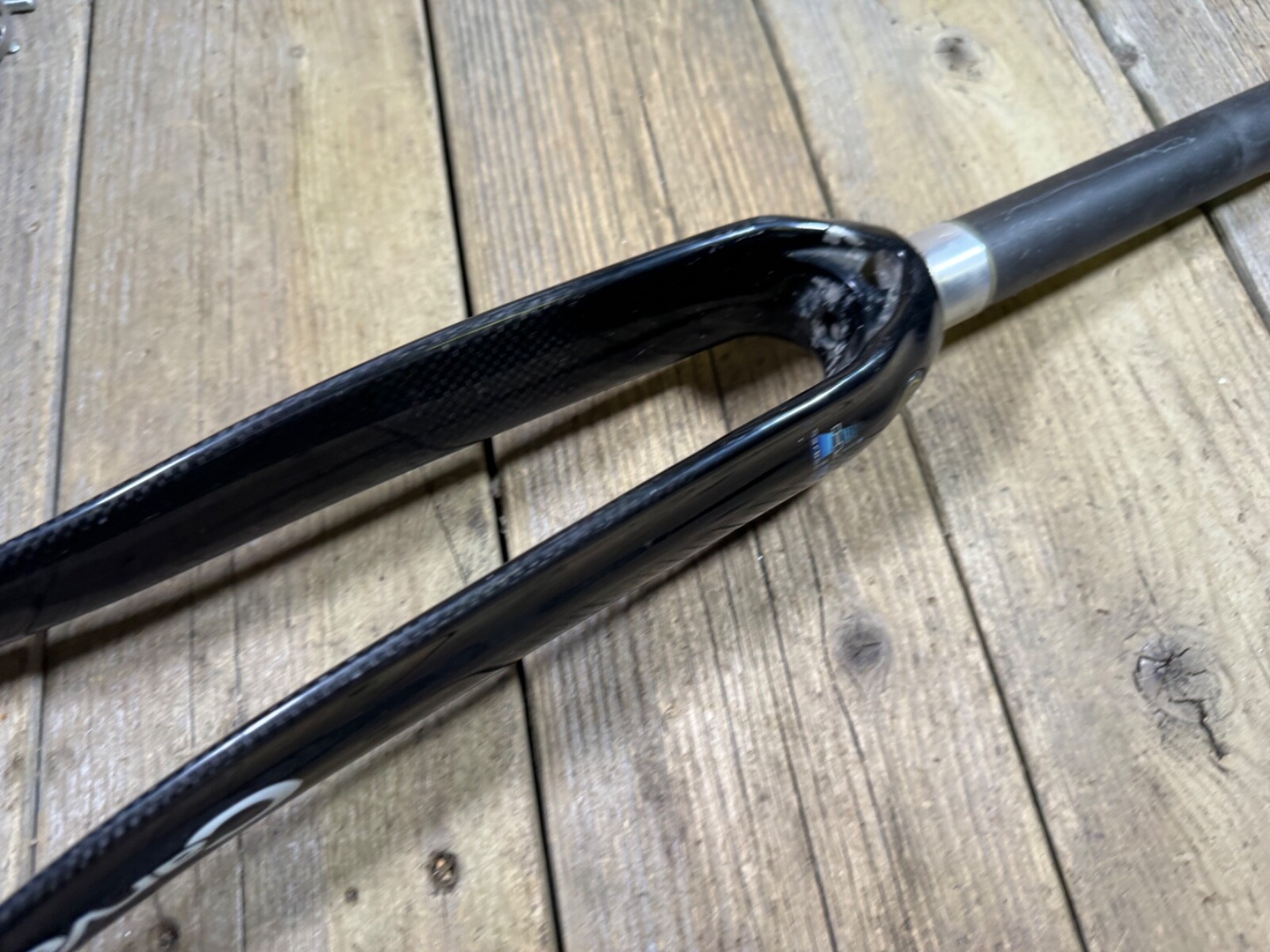 Columbus Carve Carbon Fiber Fork 700c Road Bicycle Fork 1-1/8 Threadless USED