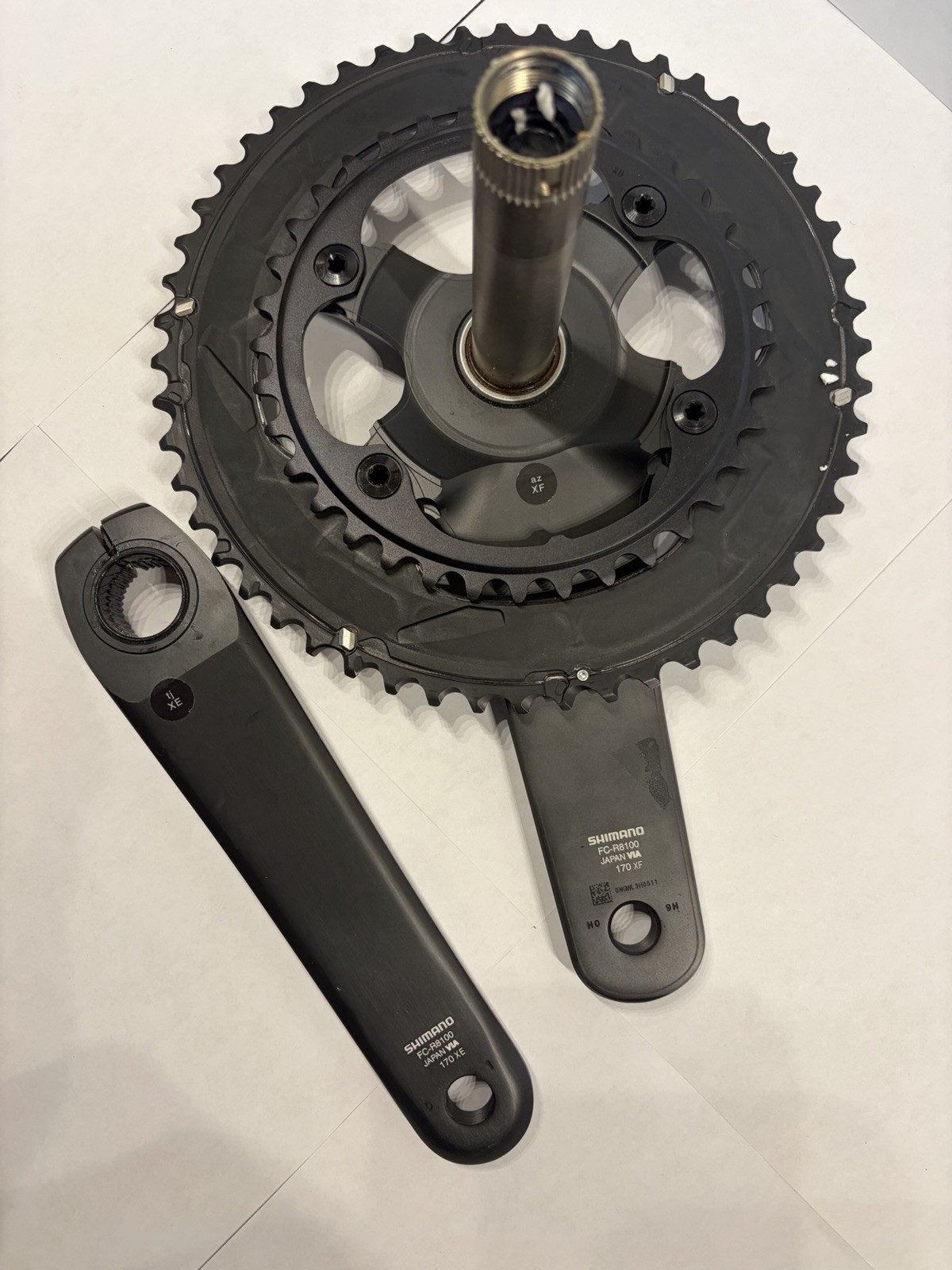 Shimano Ultegra FC-R8100 170mm Double Road Crankset Black Hollowtech II
