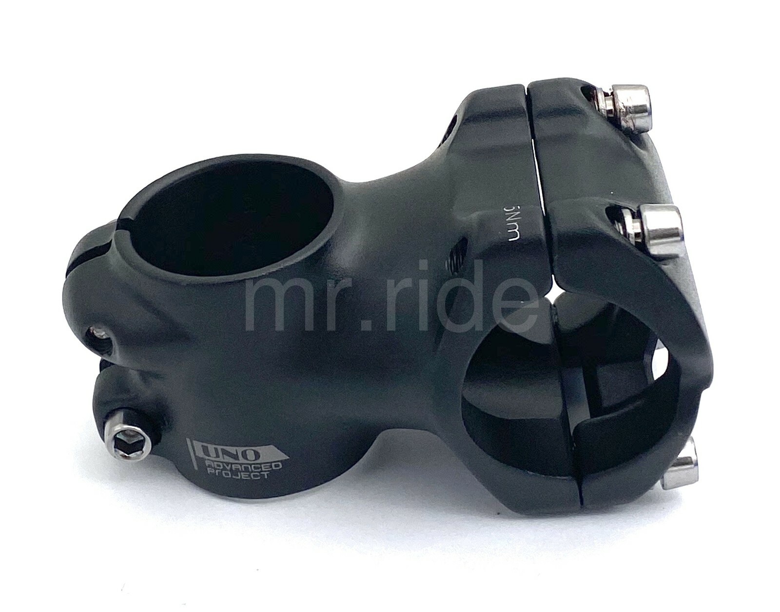 UNO Stem Alloy Short Bike Stem 31.8 X 35/45/55/65mm Black (19AP)