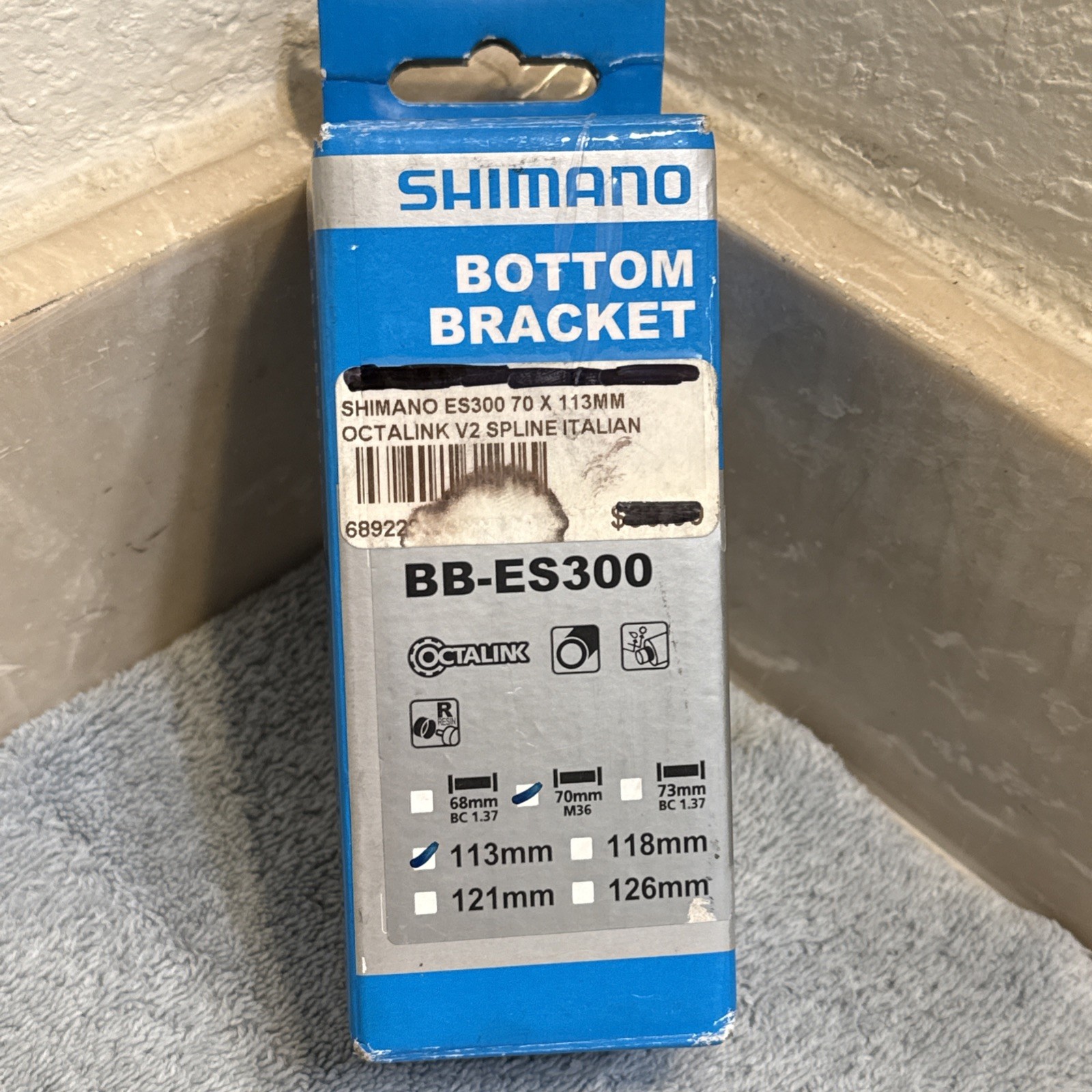 Shimano ES300 70 x 113mm Octalink V2 Spline Italian Bottom Bracket[caw]