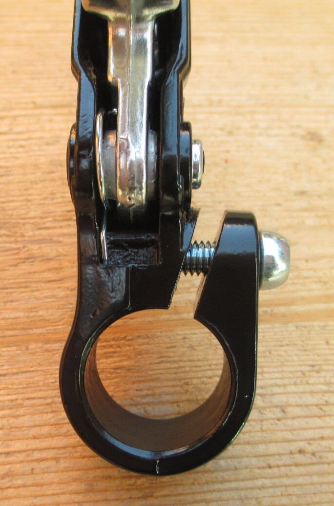 Brake Lever Set Mountain Bike 4 finger 22.2 Alloy One Pair Black & Silver Sunlit