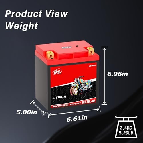 YTX30L-BS Lithium Powersports Battery 12V 14AH 720A Lithium 30L-720CCA