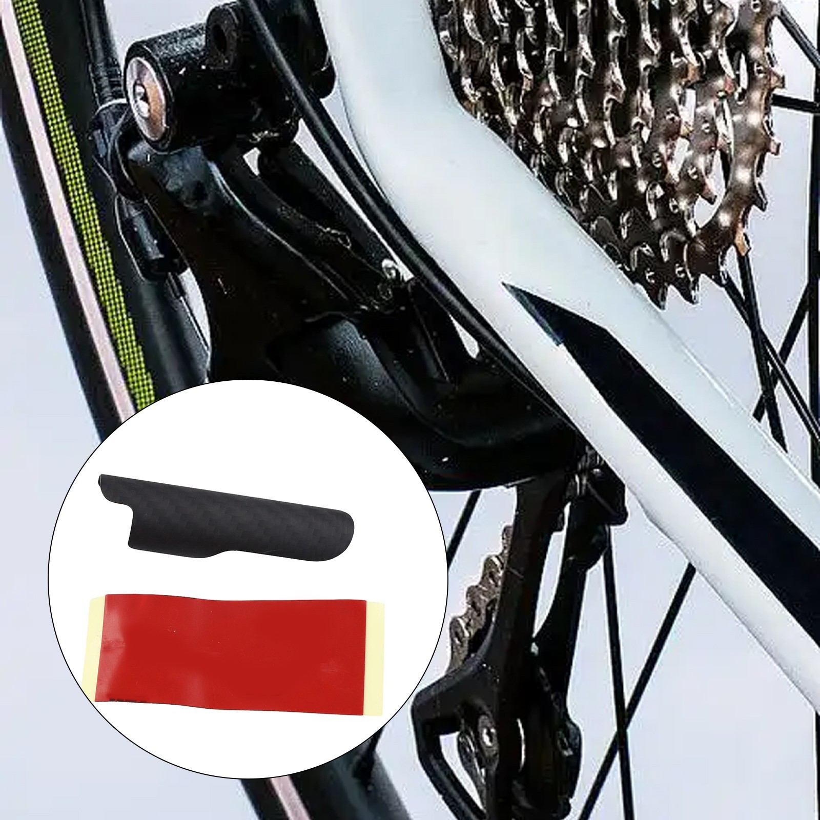 For Brompton Chain Stay Protector Carbon Fiber Guard for Enhanced Durability