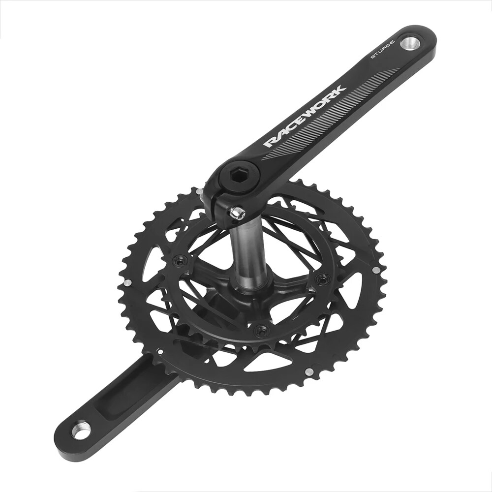 Road Bike Crankset 2×10/11 Speed 170MM Crank Arms 53-39T 110BCD Double Sprocket